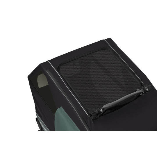 Qeridoo Nacho L hondenfietskar – 2-in-1 buggy & fietskar voor grote honden