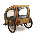 Qeridoo Nacho Hundeanhänger M Grün – 2-in-1 Buggy & Fahrradanhänger mit Federung