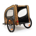 Qeridoo Nacho Hundeanhänger M Grün – 2-in-1 Buggy & Fahrradanhänger mit Federung