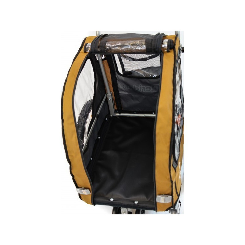 Qeridoo Nacho L hondenfietskar – 2-in-1 buggy & fietskar voor grote honden