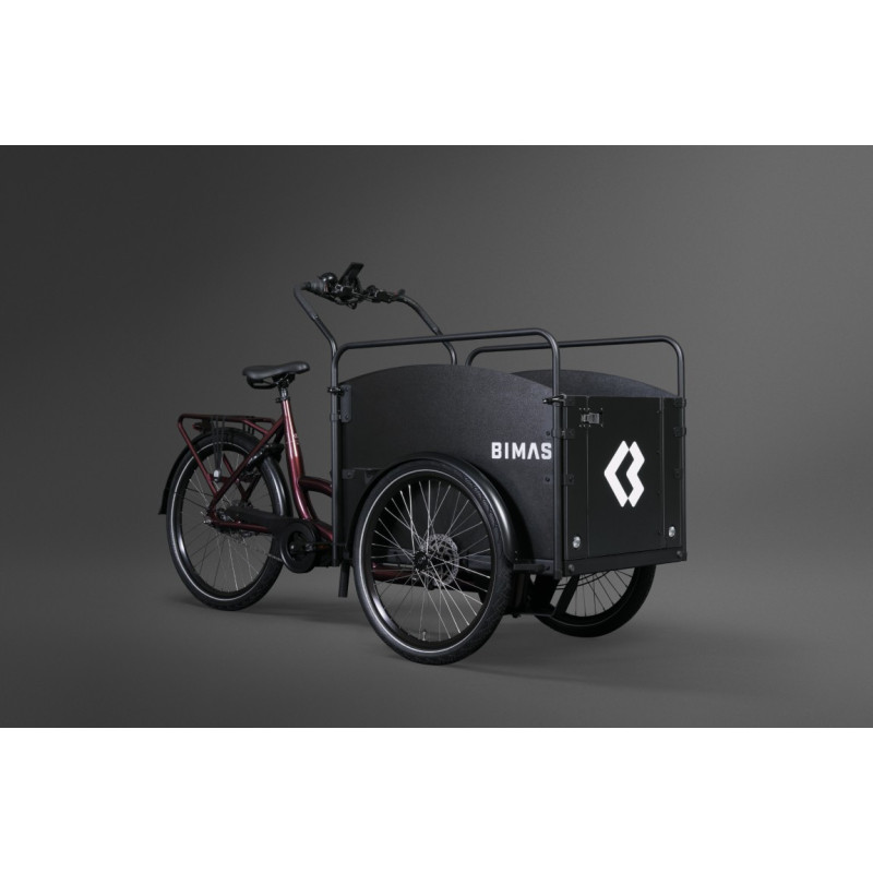 Bimas eCargo 3.3 Premium Elektrische Bakfiets – Merlot Royale