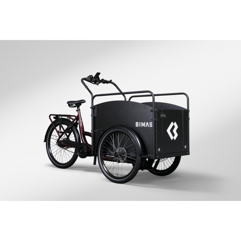Bimas eCargo 3.3 Premium Elektrische Bakfiets – Merlot Royale
