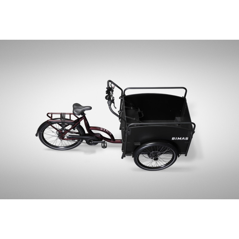 Bimas eCargo 3.3 Premium Elektrische Bakfiets – Merlot Royale