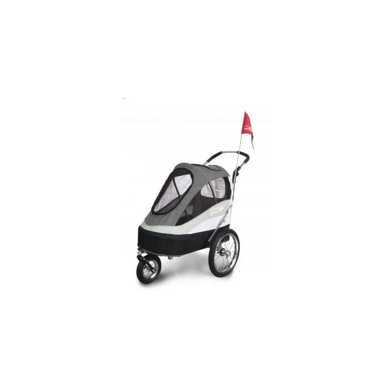 Innopet Sporty dog deluxe hundeanhänger Schwarz