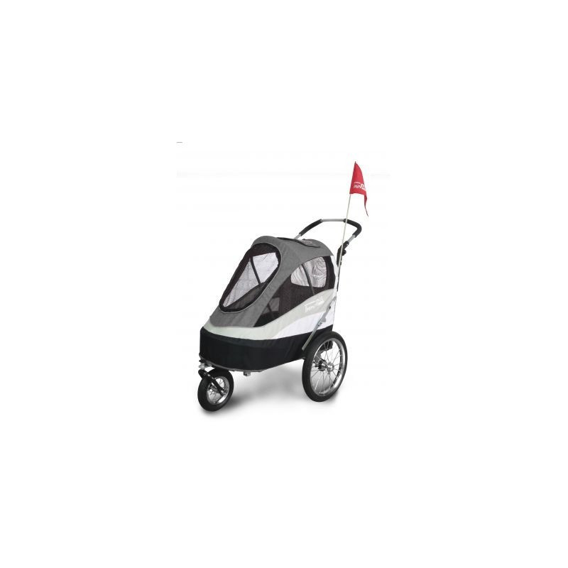 Innopet Sporty dog deluxe hundeanhänger Schwarz