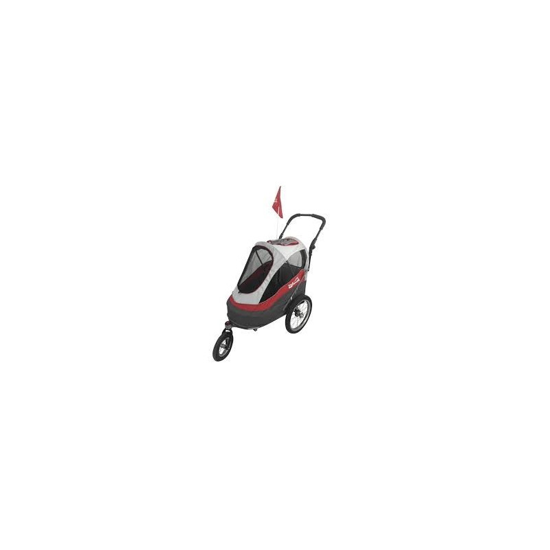 Innopet Sporty dog trailer deluxe rood