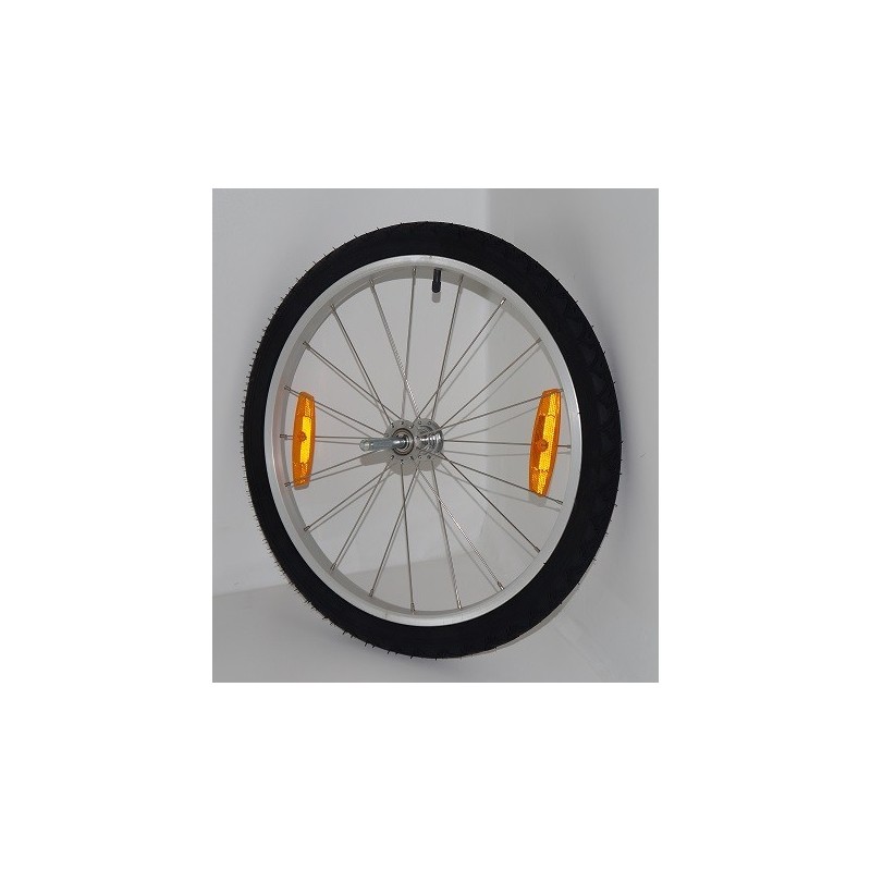 Side wheel 20 inch for bicycle trailer