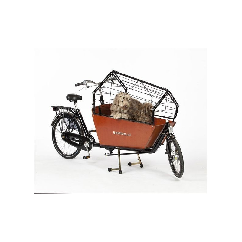 Bakfiets.nl Cargobike long cage de chien