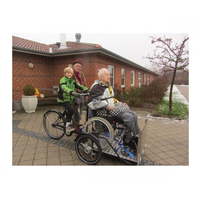 nihola Flex electrisch bakfiets voor rolstoel