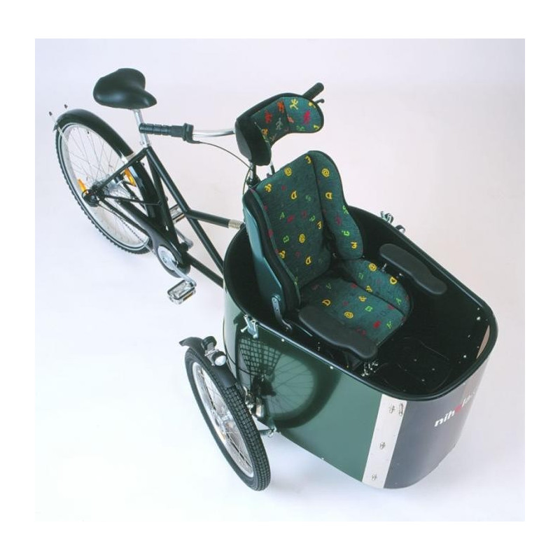 Nihola Rehab bakfiets voor gehandicapt elektrisch