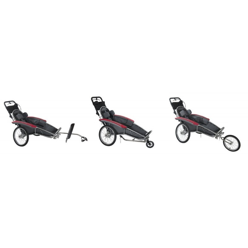 KidsCab Max gehandicapten fietskar buggy jogger
