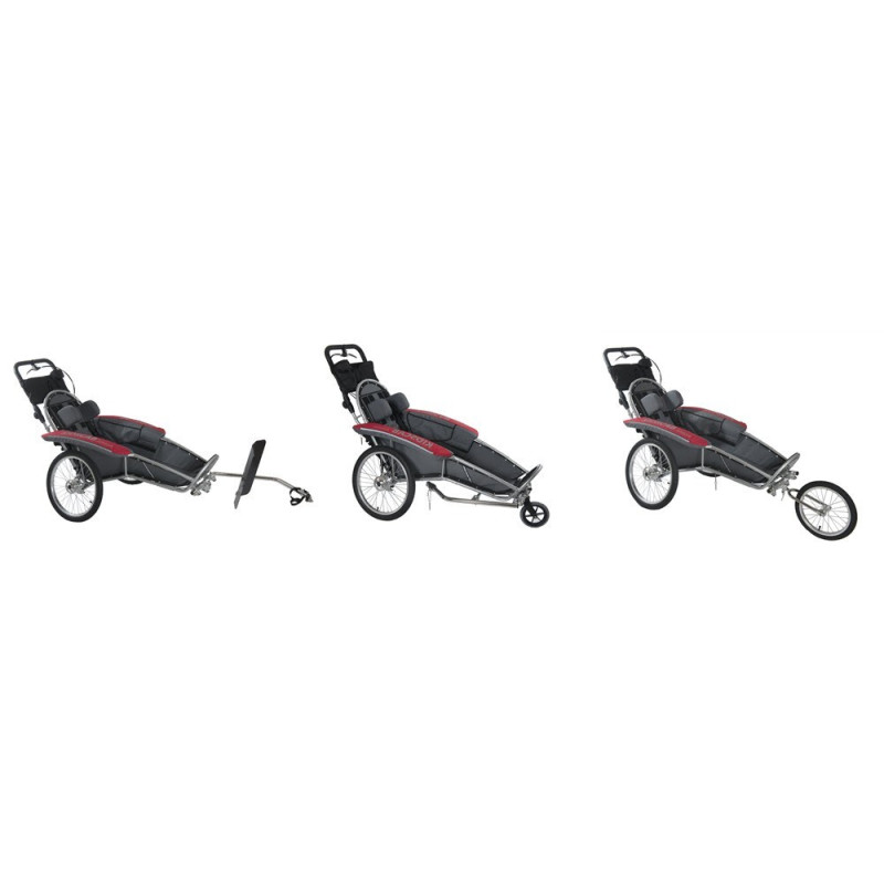 KidsCab Max gehandicapten fietskar buggy jogger