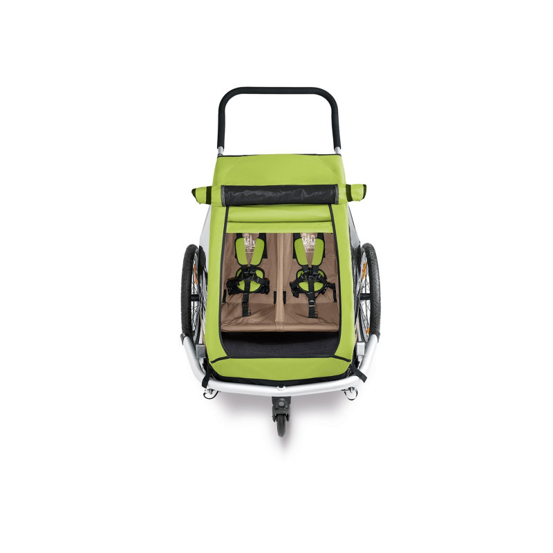 Croozer kid for Sonnenschutz Meadow green