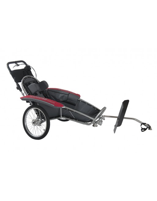 KidsCab Max Reha handicapé remorque vélo poussette jogging