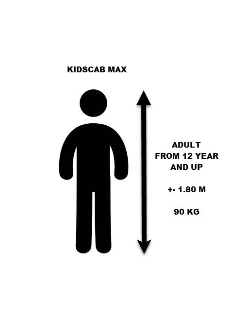 KidsCab Max gehandicapten fietskar buggy jogger