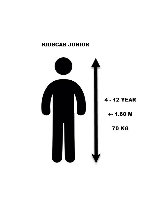 KidsCab Junior gehandicapten fietskar buggy jogger