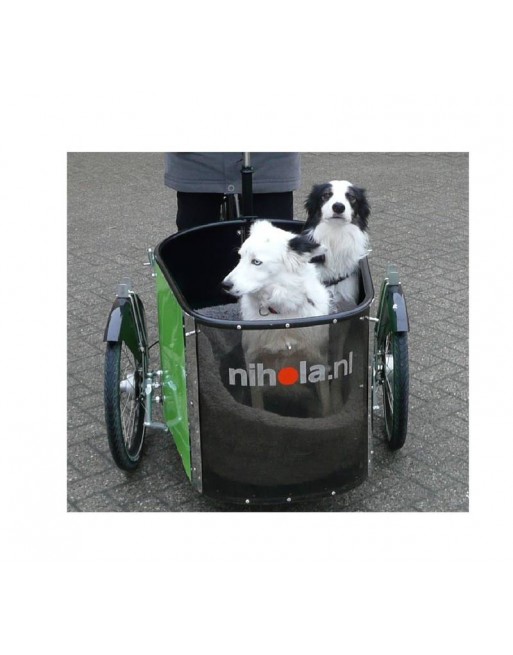 nihola dog bakfiets voor honden