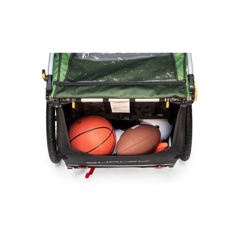 Burley encore kids bike trailer Treetop Green