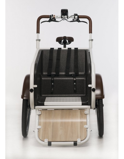Soci.bike child cargo trike Cement gray