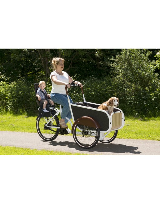 Soci.bike triporteur électrique Ciment gris