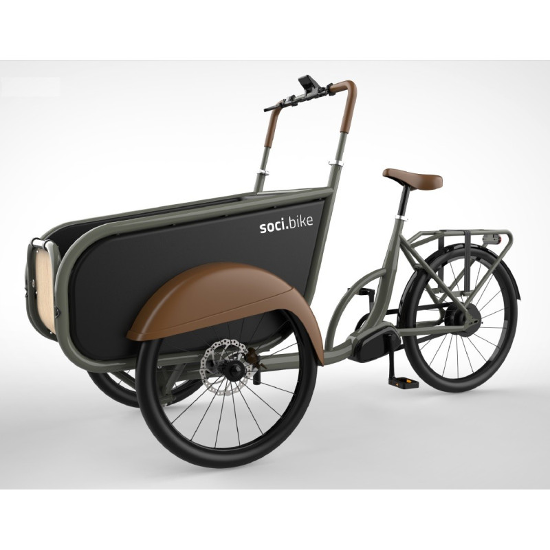 Soci.bike Elektro lastendreirad Zementgrau