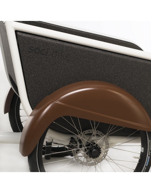Soci.bike bakfiets Grafiet Zwart