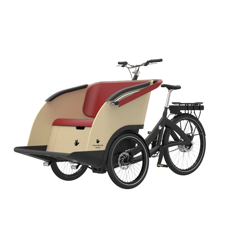 Triobike taxi transportfahrrad