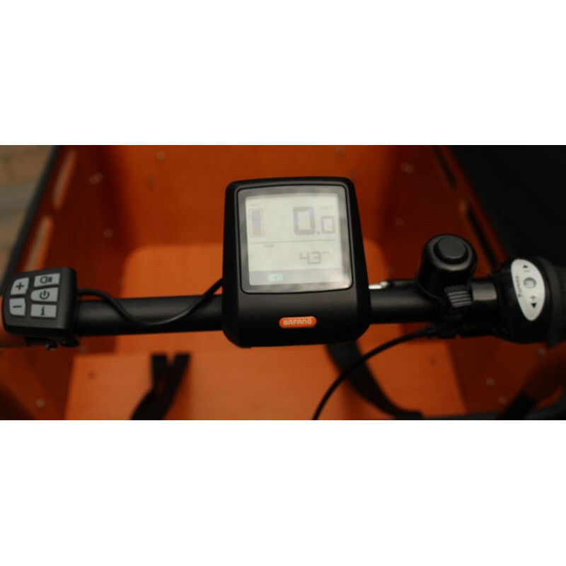 Vogue Carry 2 elektrisches Lastenfahrrad Schwarz - Bafang