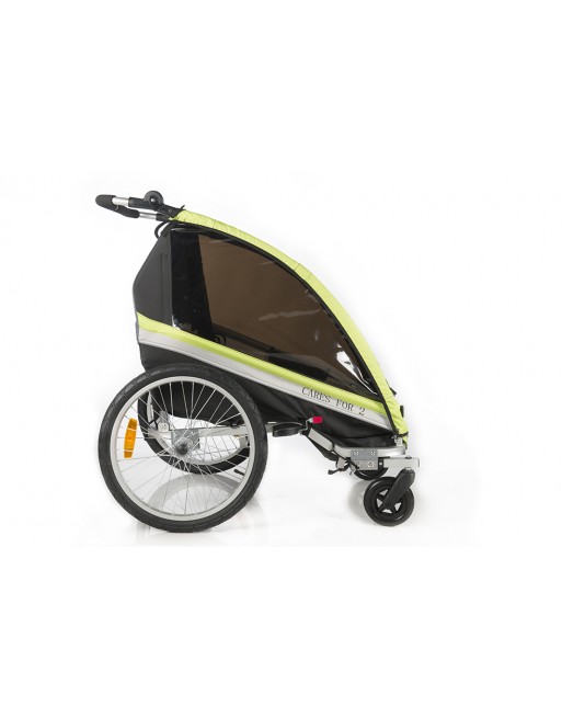 KidsCab Cares for 2 bike trailer