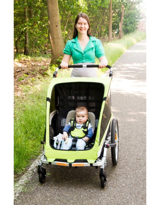 KidsCab Cares for 2 bike trailer