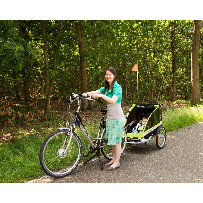 KidsCab Cares for 2 bike trailer