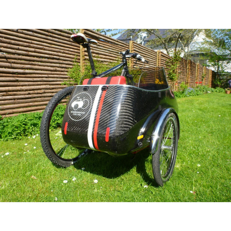 Scandinavian sidecar bike Fiber - Noir