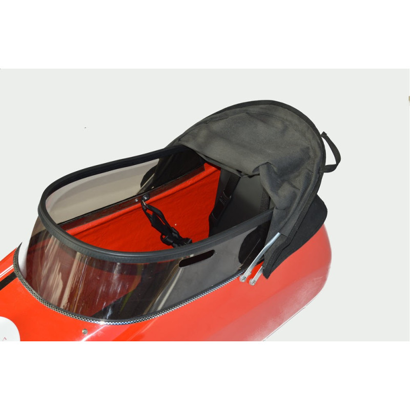 Scandinavian side bike Regenverdeck