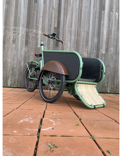 Soci.bike triporteur électrique vert armée