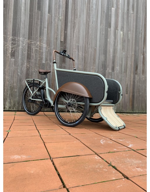 Soci.bike child cargo trike Cement gray