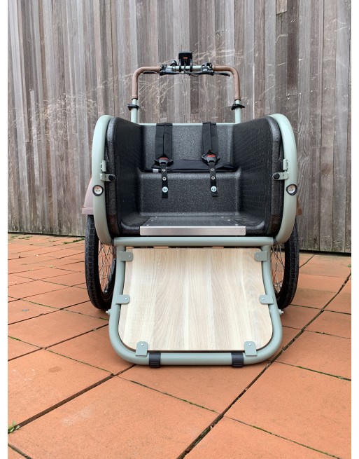Soci.bike child cargo trike Cement gray