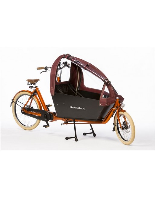 Bakfiets.nl Cargobike long All-open rain cover