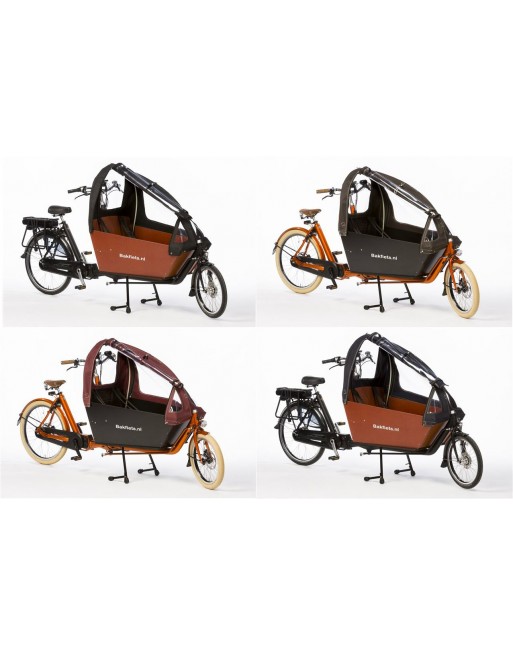 Bakfiets.nl Cargobike long All-open rain cover