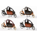 Bakfiets.nl Cargobike long All-open rain cover