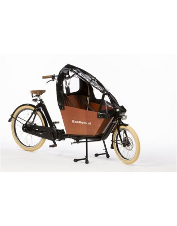 Bakfiets.nl Cargobike short All-open Regenverdeck