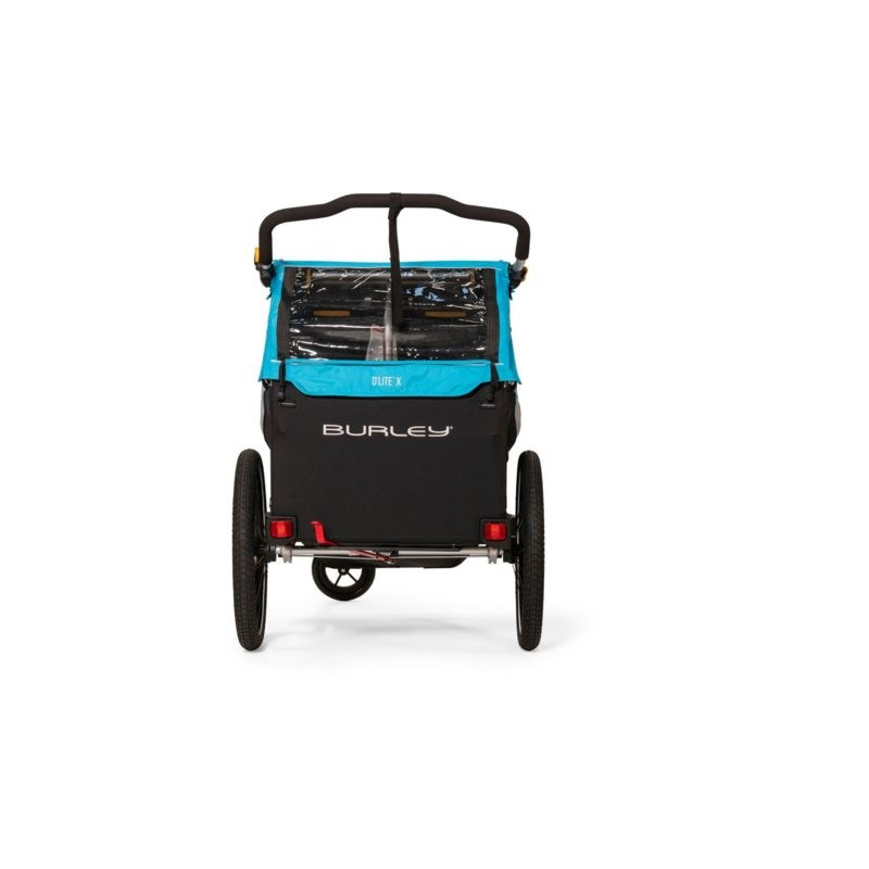 Burley D'Lite X Aqua fietskar voor 2 kinderen