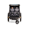 Burley D'Lite X Aqua bicycle trailer for 2 children