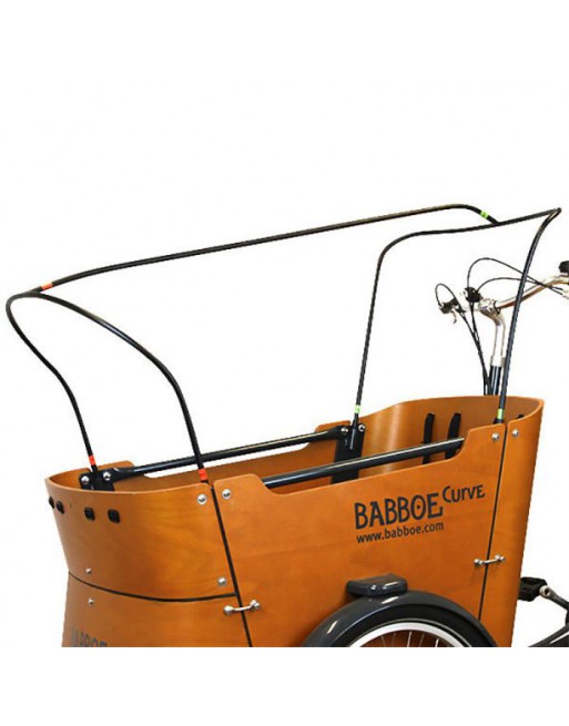 Babboe Stokkenset Curve regentent/zonnedak incl. 4 beugels