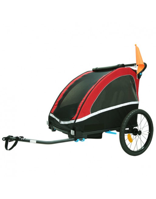 KidsCab Vector bicycle trailer with suspension