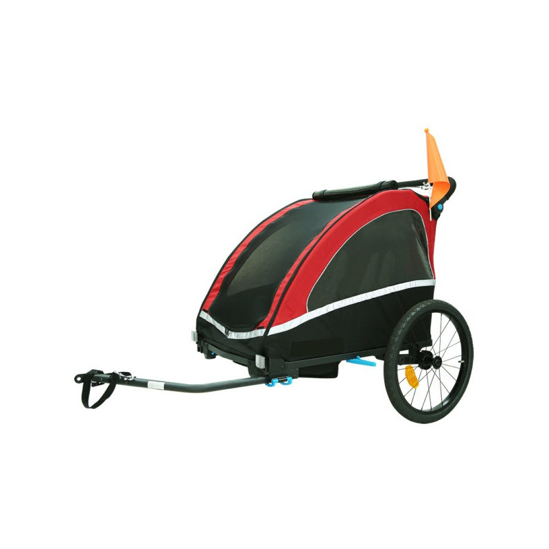 KidsCab Vector bicycle trailer with suspension