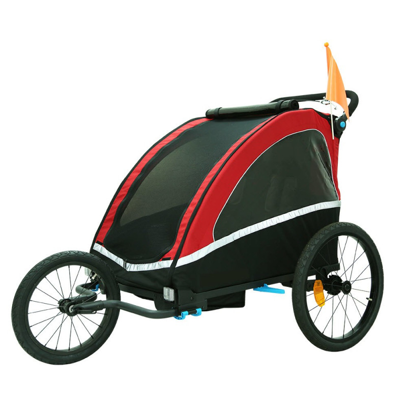 KidsCab Vector bicycle trailer with suspension