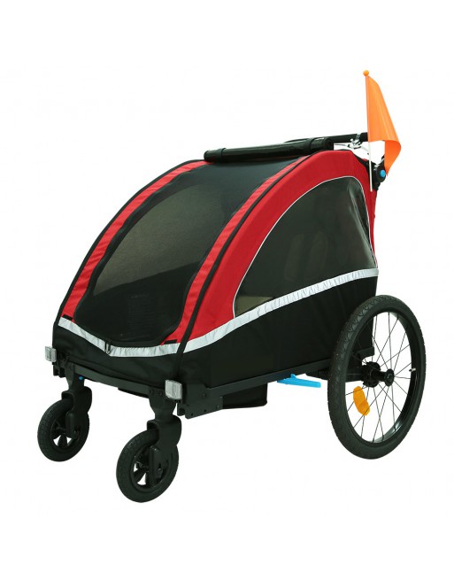 KidsCab Vector bicycle trailer with suspension