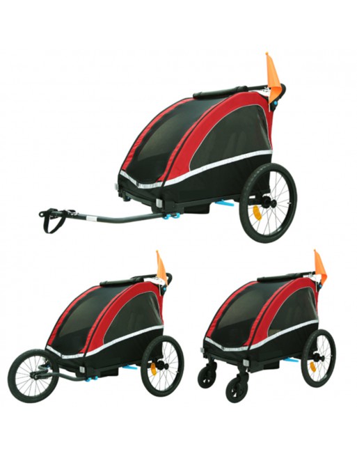 KidsCab Vector bicycle trailer with suspension