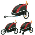 KidsCab Vector bicycle trailer with suspension