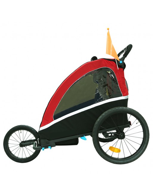 KidsCab Vector bicycle trailer with suspension